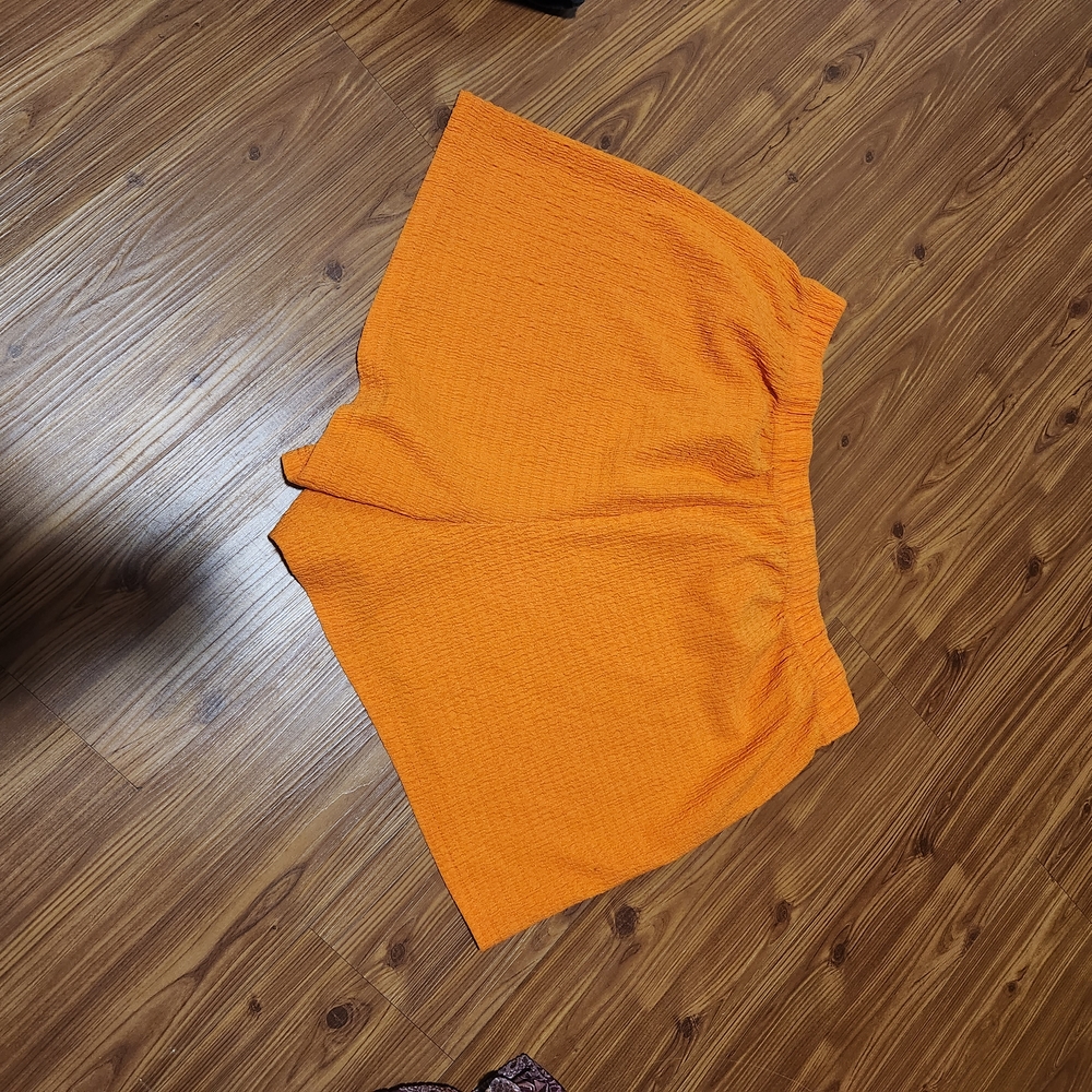 SHEIN Orange Pajama Shorts